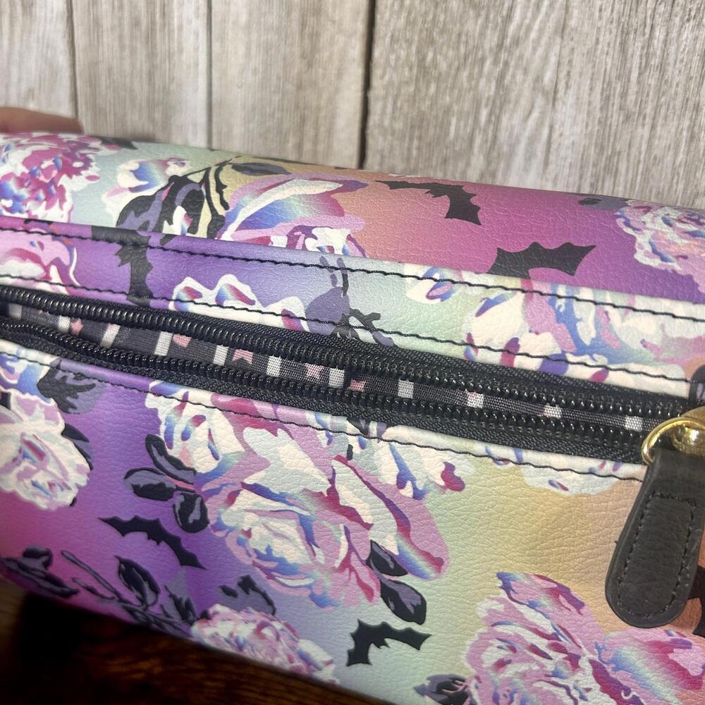 Luv Betsey Floral and Bat Print Wallet with Coin Purse - Picture 8 of 9